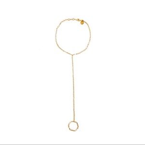 Bracelet with ring attached